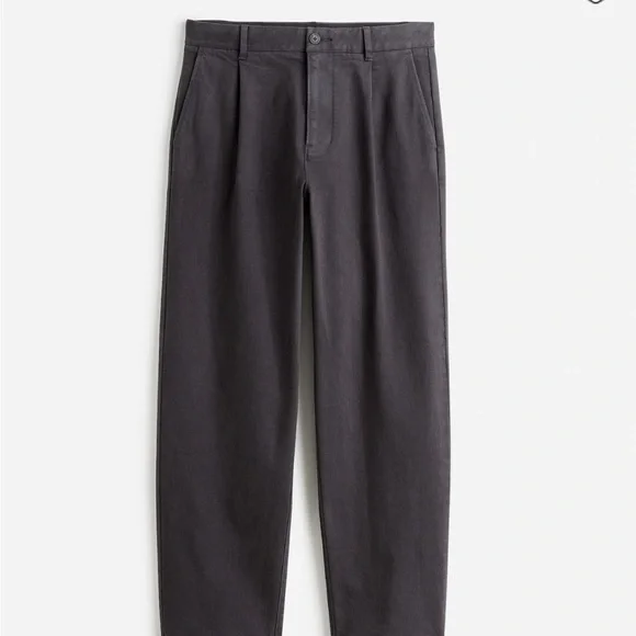 Madewell Pleated Twill Trousers Sz 34 NS396 - Picture 4 of 7